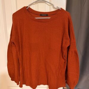 Cherish Women's Warm Rust Sweater
